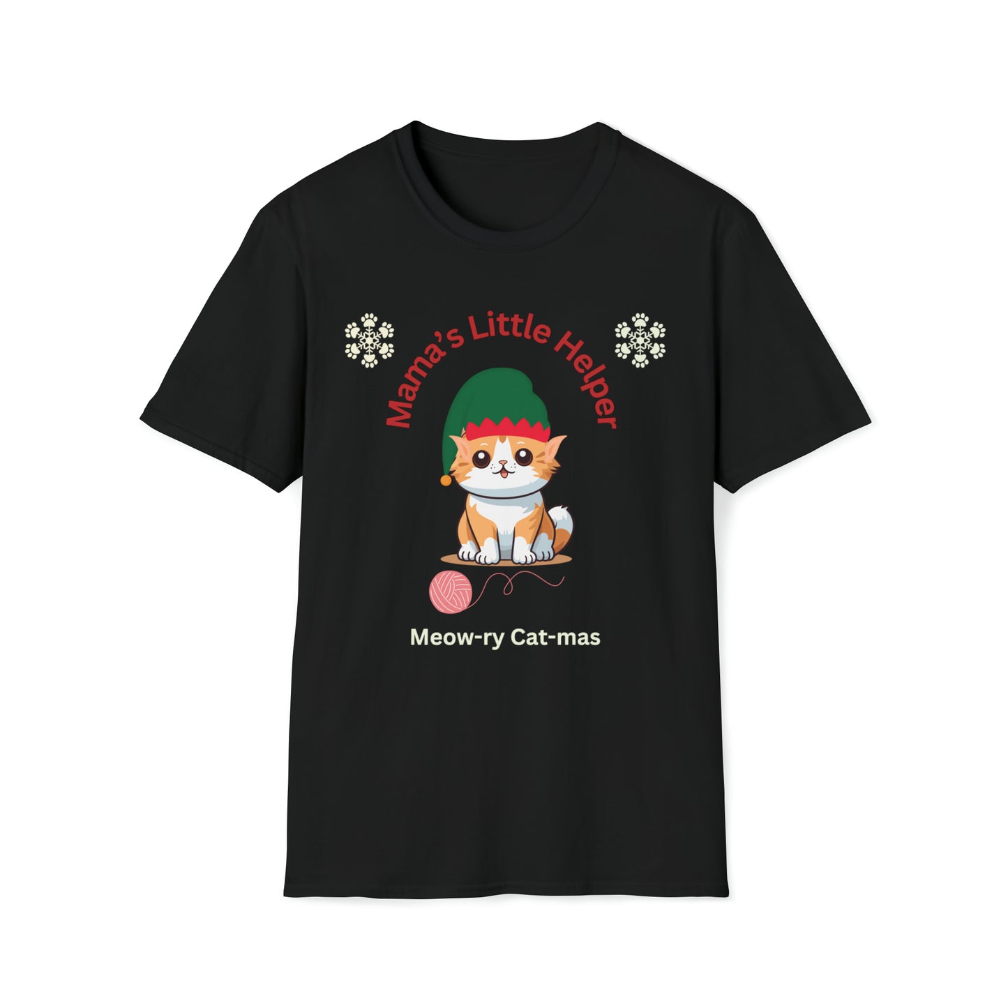 Meow-ry Christmas T Shirt